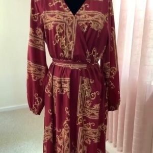 A beautiful pattern dress